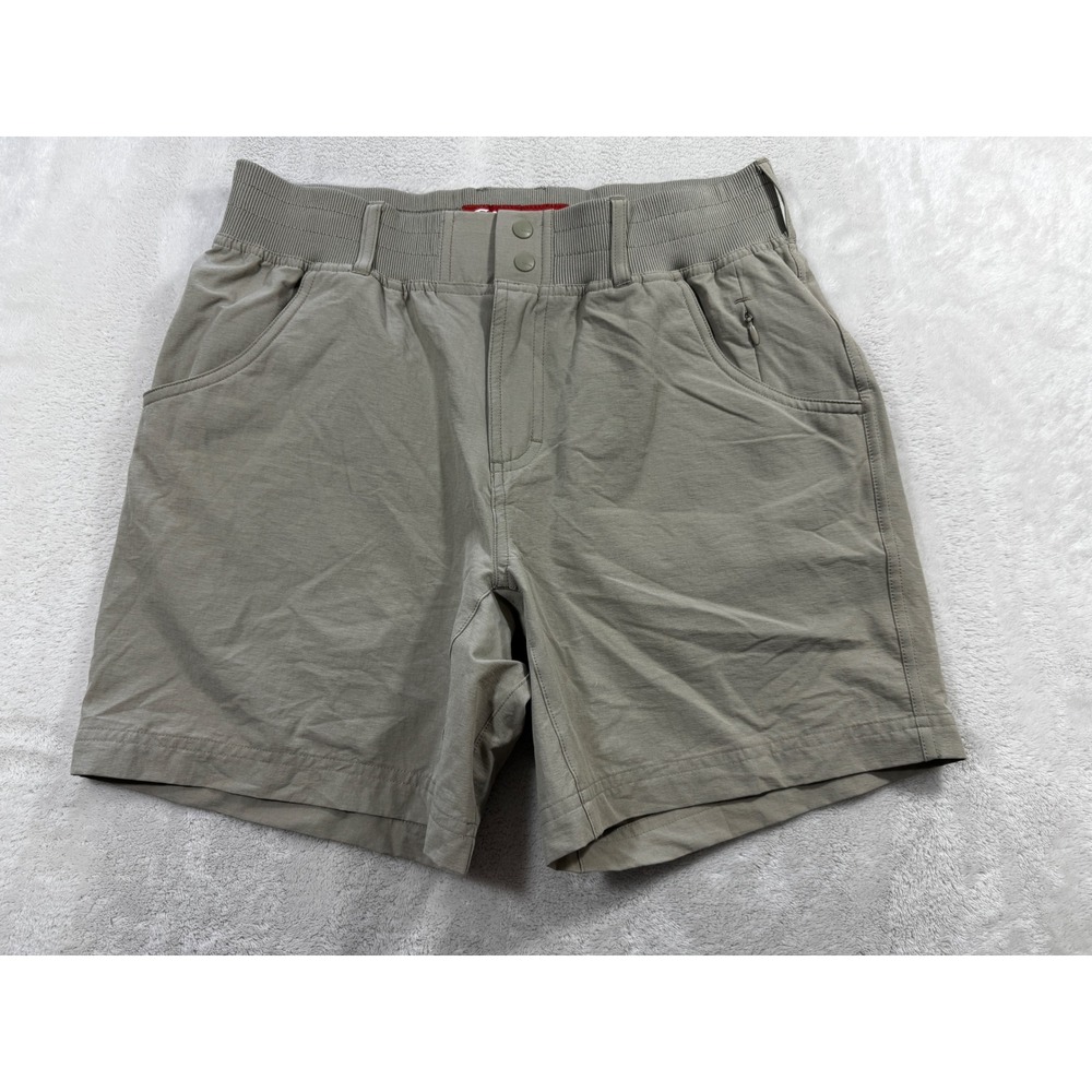 Simms Womens Drifter Hiking Fishing Khaki Shorts S Meas: 28x6